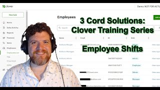 Clover Dashboard Employee Shifts