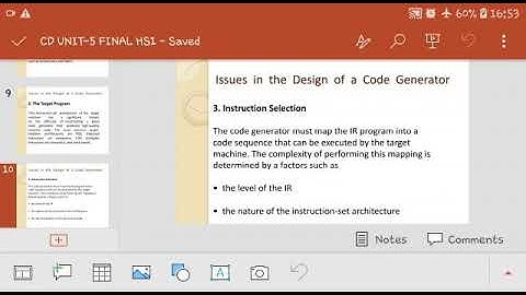 CD- Compiler Design-BE CSE-IT-Instruction Selection