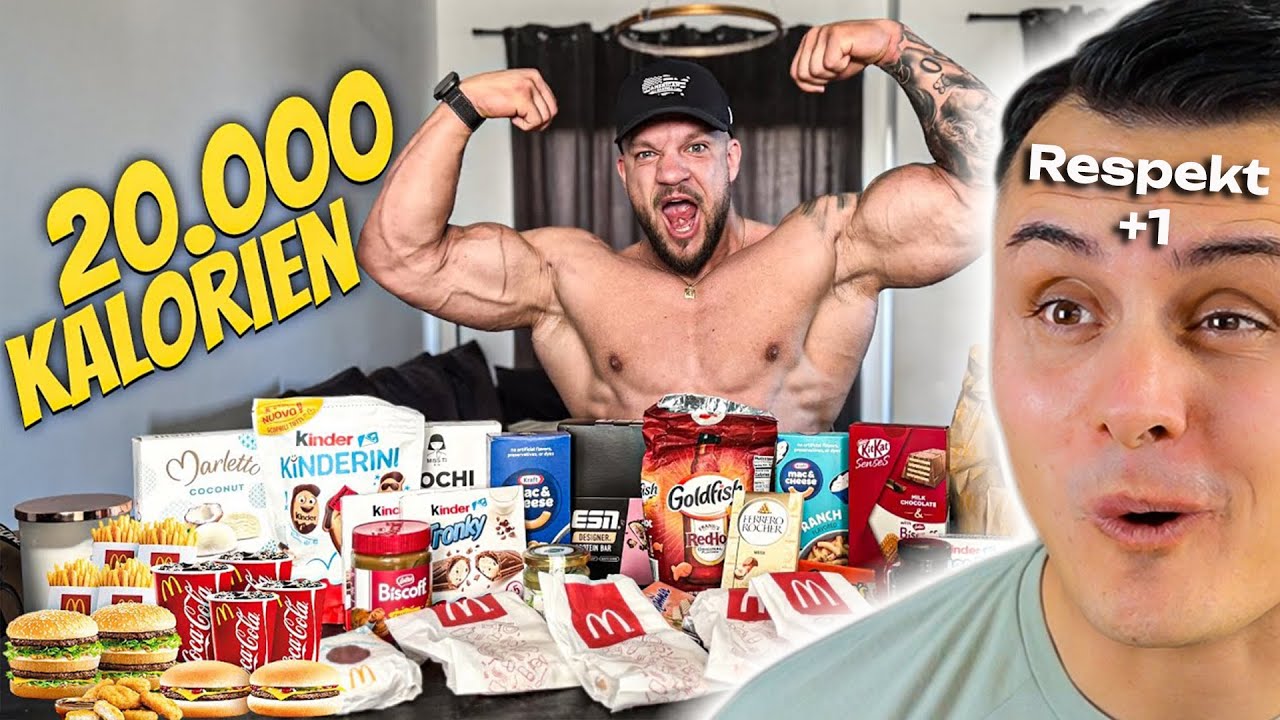 William Niewiara versucht 20.000 Kcal in 24h (mit Beweisen) 👍 I The Franklin Reaktion