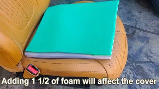 How to add1 1/2 of foam on a cushion without replacing the cover screenshot 5