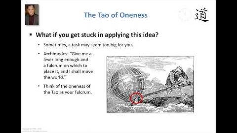 The M. A. G. I. C.  Of Oneness, A Tao Talk By Derek Lin