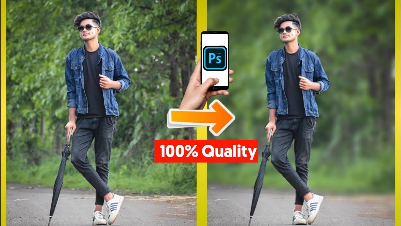 मोबाइल में Prefect blur  || Just 3 Step Photo Editing || PS touch || prefect blur in mobile || OPE