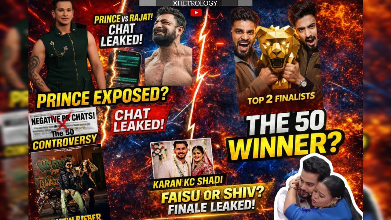 PR War? 😱 Prince Narula Exposed? || Bharti Singh on Elvish Yadav New Song 👑 || The 50 Winner?