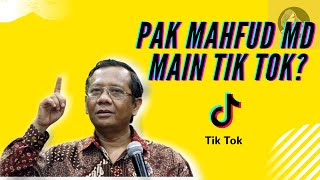 Pak Mahfud Md Tiktokan Bareng Indy Rahmawati