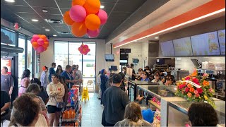 Grand opening of the new Dunkin’ Donuts in hemet