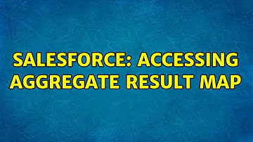 Salesforce: Accessing aggregate result map