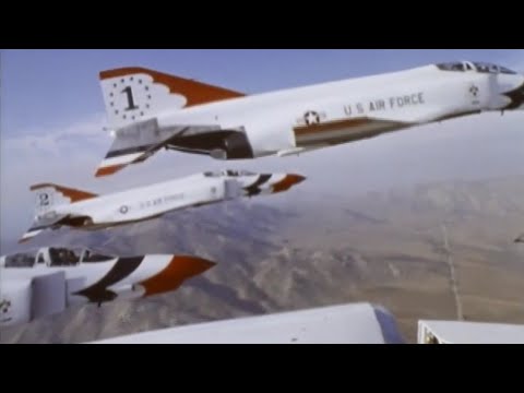 USAF F-4 Phantom II Thunderbirds B-roll | Boeing Classics