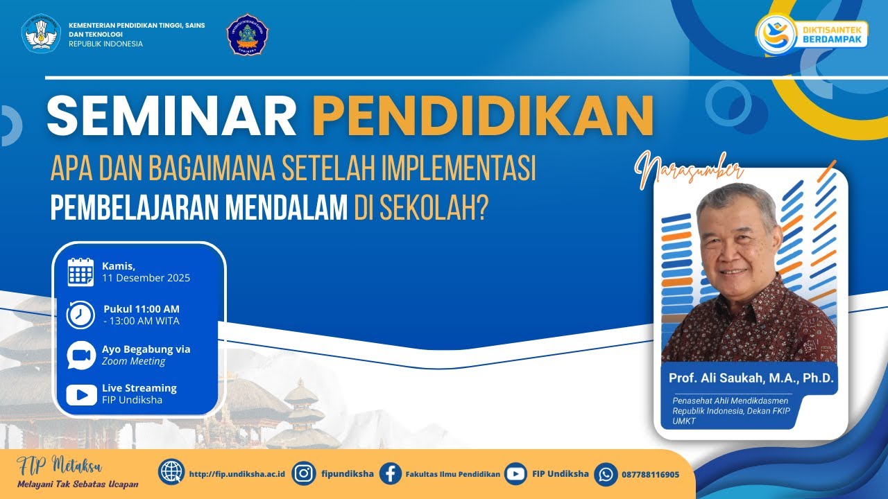 SEMINAR PENDIDIKAN | 𝘈𝘱𝘢 𝘥𝘢𝘯 𝘉𝘢𝘨𝘢𝘪𝘮𝘢𝘯𝘢 𝘚𝘦𝘵𝘦𝘭𝘢𝘩 𝘐𝘮𝘱𝘭𝘦𝘮𝘦𝘯𝘵𝘢𝘴𝘪 𝘗𝘦𝘮𝘣𝘦𝘭𝘢𝘫𝘢𝘳𝘢𝘯 𝘔𝘦𝘯𝘥𝘢𝘭𝘢𝘮 𝘥𝘪 𝘚𝘦𝘬𝘰𝘭𝘢𝘩?
