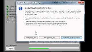 Installing your ONE and ONLY Management Server - File Replication Pro