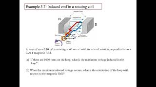 W8 : Example 5-7 Induced emf