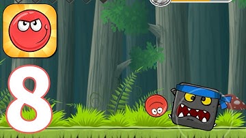 Red Ball 4 - Gameplay Walkthrough 1-75  part 8 All Levels - TonyGameTime