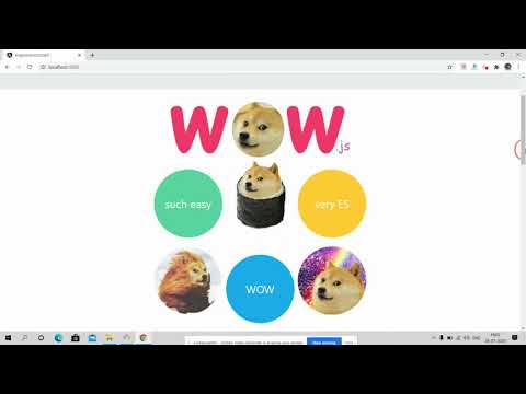 Angular 10 Animation with WOWjs