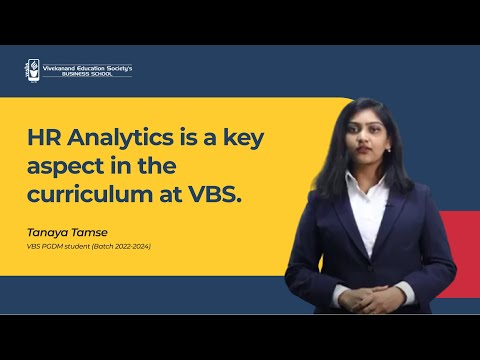 VBS Student Review - Tanaya Tamse| Data-driven world |  PGDM in Best Business School