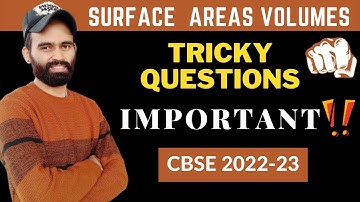 Surface Area and Volume Class 10 | chapter 13 | Most Important questions | CBSE Class 10 2022-23