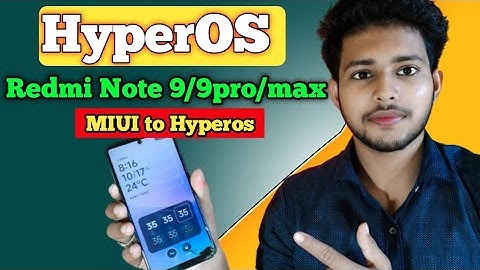 Hyperos In Redmi Note 9/9pro/max Phone | How to Get Hyperos Update In Redmi Note 9 Series Phones?