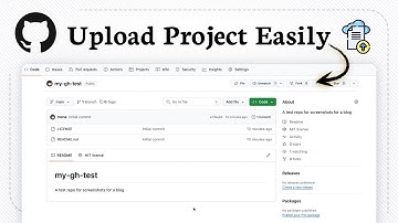 Een project uploaden naar GitHub (Easy Project Push)