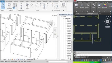 REVIT API 2D도면 WALL REVIT 자동 모델링
