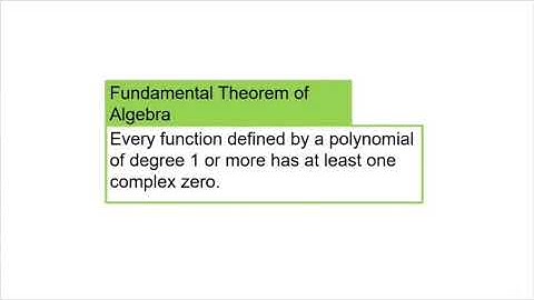College Algebra 3.3, Zeros of Polynomials, Part 2