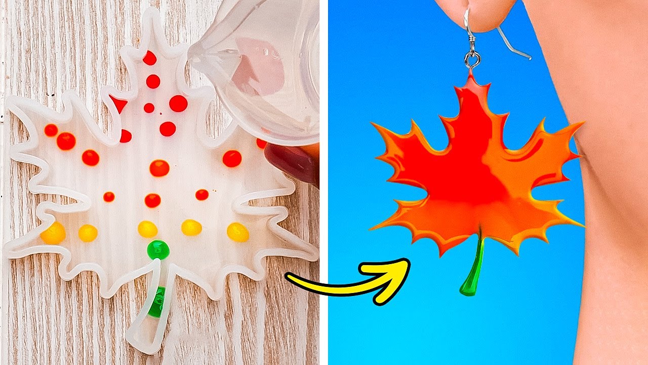 LOVELY DIY IDEAS | Easy Epoxy Resin Crafts And Stunning Glue Gun ...