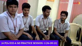 24pos ECE-A GD PRACTICE SESSION OVER CHANNEL 3(16/09/2022)