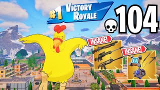 104 Elimination Solo vs Squads WINS Full Gameplay (Fortnite Chapter 5 Season 1)!