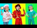 어린이 직업체험 직업놀이 소방관 요리사 의사 경찰 Wrong Superheroes Profession Puzzle 키즈 퍼즐 게임 - 슈슈토이 Shushu ToysReview