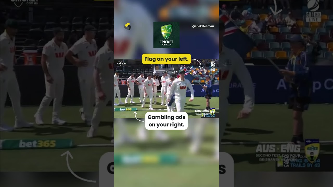 Australian cricketers represent our country - not the gambling industry.