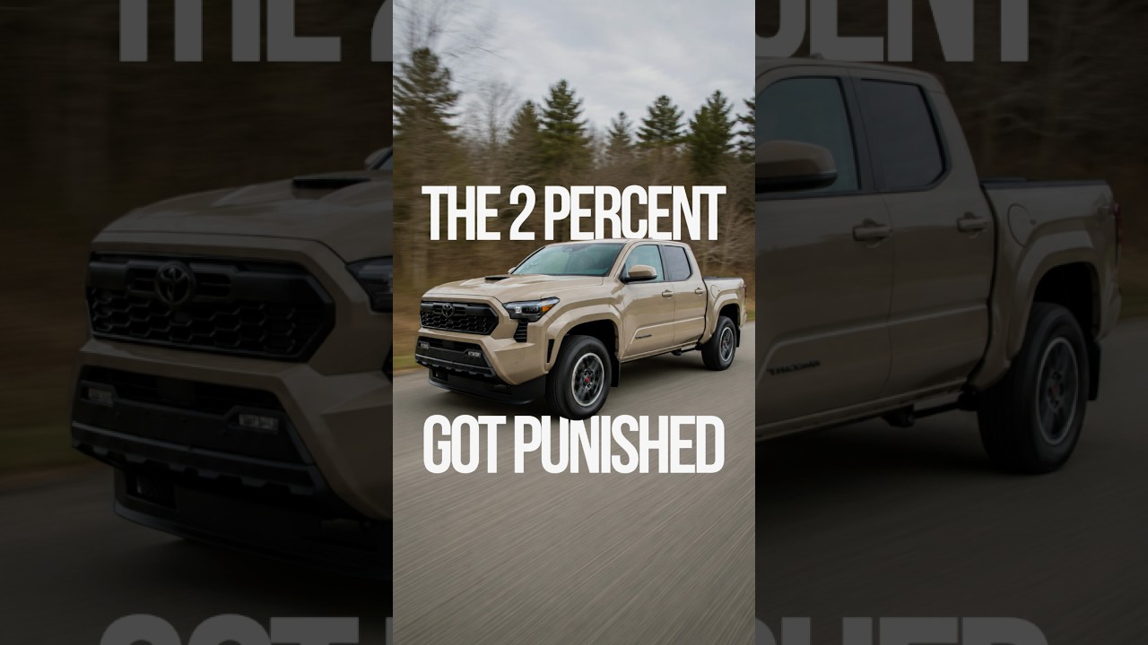 Toyota Punished the 2% Who Bought a Manual Tacoma - YouTube