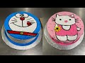 أفضل كعكات الرسوم المتحركة ذات التصميم الجديد كعكة دوريمون كعكة كيتي تصميم جديد كعكة عيد ميلاد ال 