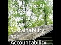 Generative AI and ESG Reporting