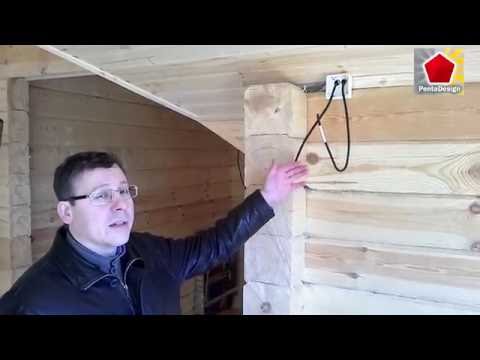 Какие 3 составляющие у проводки в деревянном доме? Скрытый электромонтаж в деревянном доме