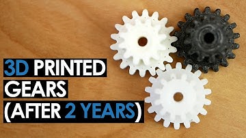3D Printed PLA Gear after 2 Years? - Spur Gear Tool in Fusion360