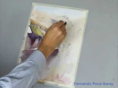 Watercolor demo - Fernando Pena Garay