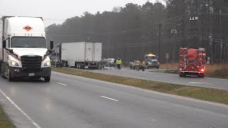 Pickup truck driver killed in collision with tractor-trailer in Monroe s say