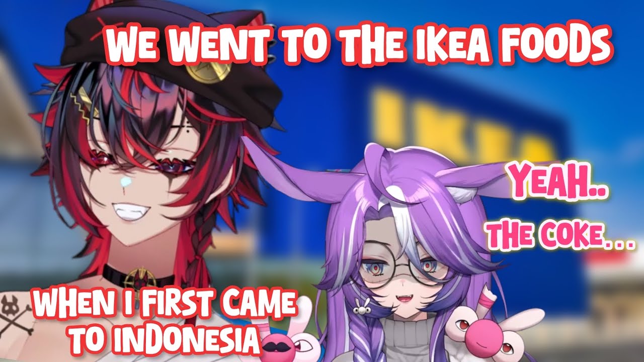 Kuro and Michi went to IKEA foods in Indo story