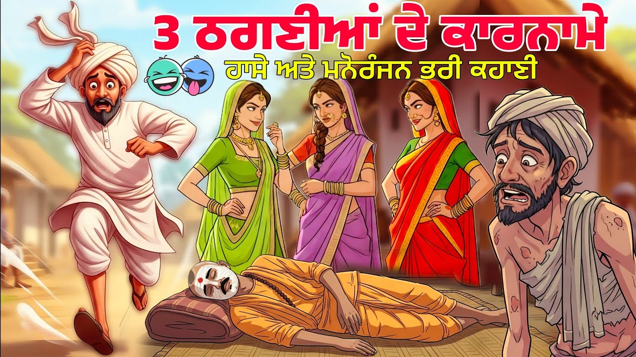 3 ਠੱਗਣੀਆਂ ਦੇ ਕਾਰਨਾਮੇ, ।Punjabi story । Desi Story #motivation #motivational 