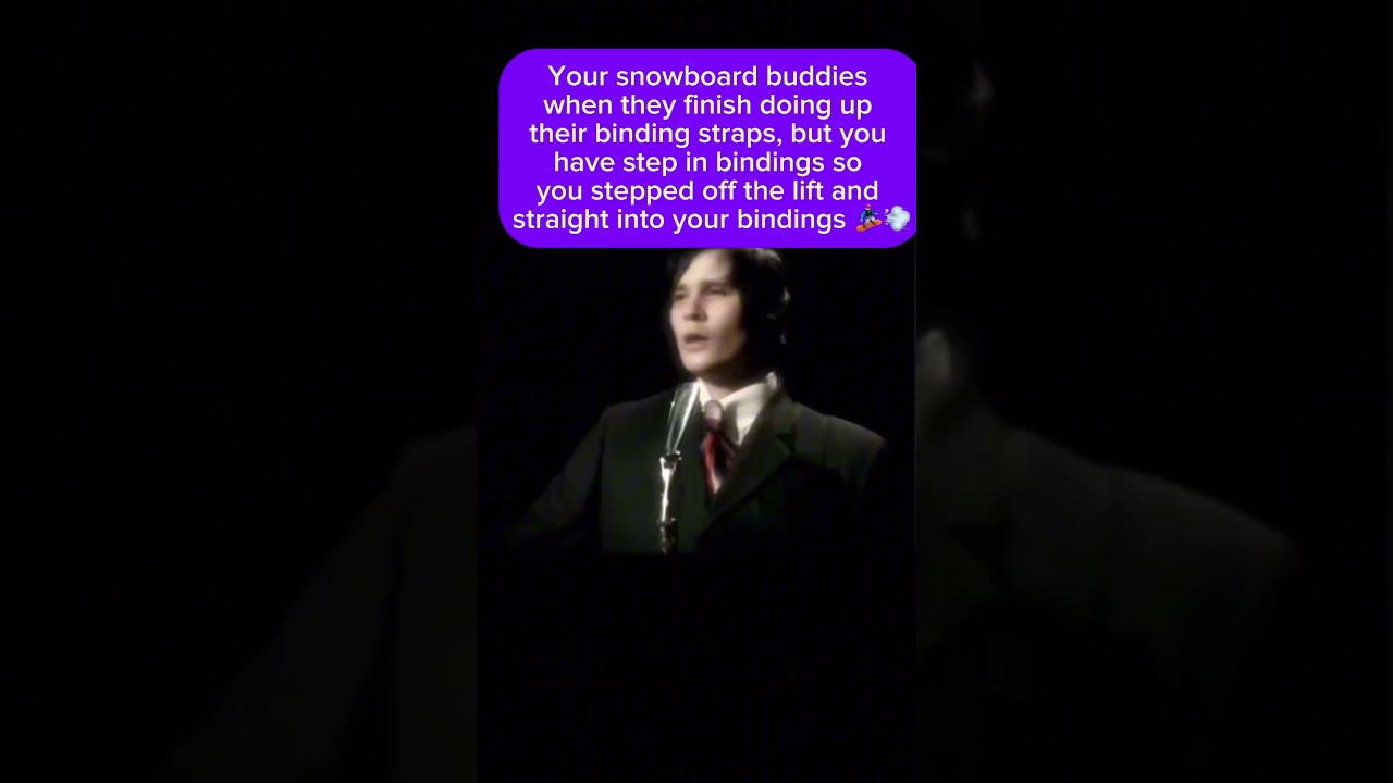 Step In Snowboard Bindings have you like…🤣