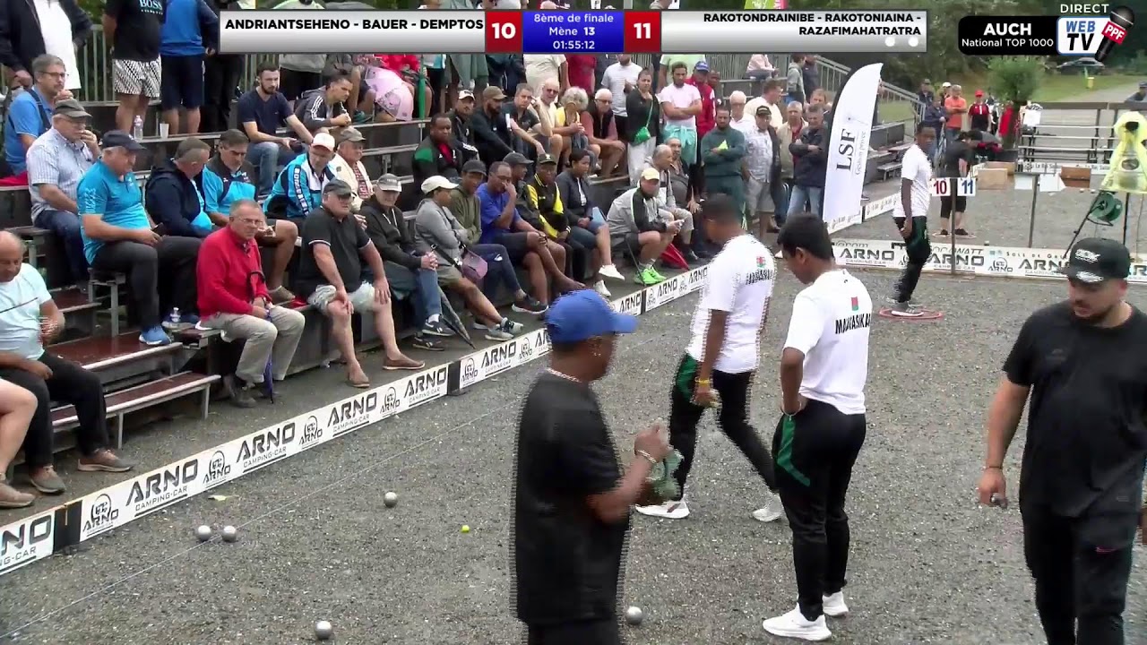 Miniature : Web TV PPF TOUR 2024 - National TOP 1000 AUCH - 8ème FINALE: Equipe ANDRIANTSEHENO contre MADAGASCAR
