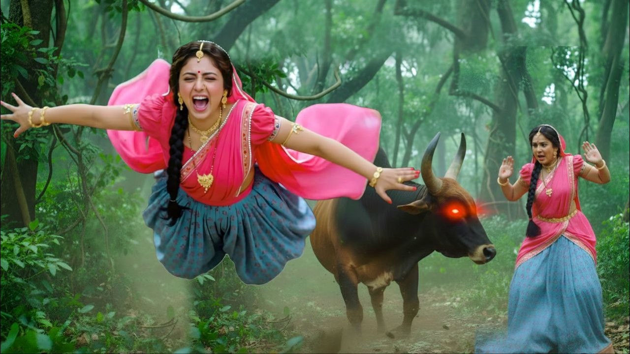 बैल के वेश में आया असुर, मैया को उठाकर फेक दिया हवा में || Yashomati Maiyaa Ke Nandlala ||