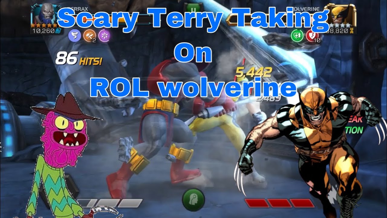 6* Terrax  Vs ROL wolverine - marvel contest of champions