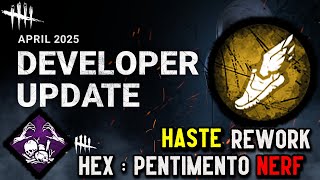 Hex Pentimento NERFED? Quality of Life! April 2025 DBD Update! FNAF Prep
