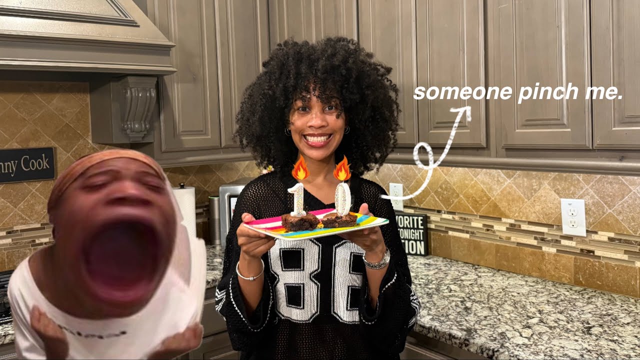 making brownies bc 10k people said im kinda funny