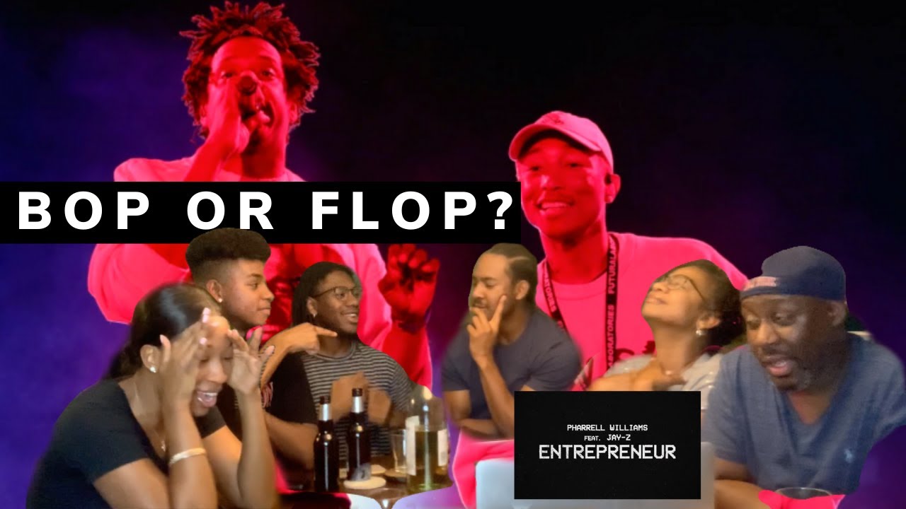 Family Reacts to Entrepreneur by Pharrell and Jay Z | Tipsy Reaction Video