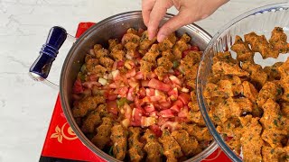 Sadece 300 Gram Kiyma İle 10 Ki̇şi̇li̇k Ana Yemek Tari̇fi̇💯Di̇li̇m Dolma Yemeği̇ Nasil Yapilir
