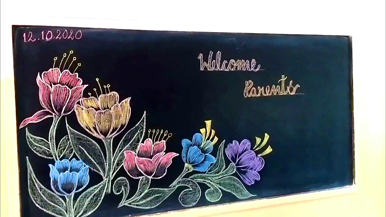 Board Decoration For Ptm With Chalk