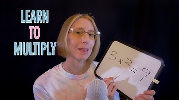 ASMR | Whispering & Writing Multiplication Tables – relaxing math triggers, educational