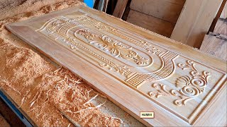 Luxury wooden door design with CNC Wood carving || CNC Machine job work || Hamim wood working
