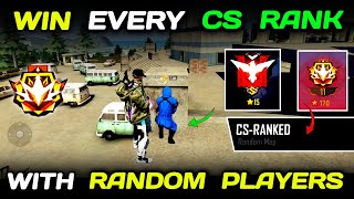 How To Win Every CS Rank With Random Players | Clash Squad Ranked Tips and Tricks | Free Fire