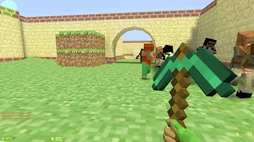 Counter Strike 1.6 - Minecraft Edition - Must see!!