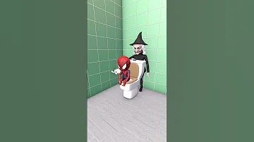 Cartoon Witch And Spiders Cartoon Animaion Spidey 3danimation Funny 